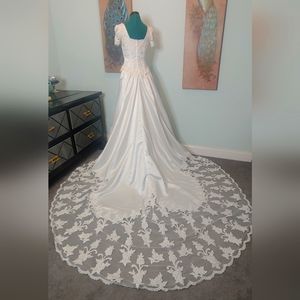 Demetrios Bridal Gown with Detachable Train